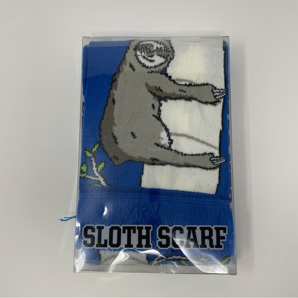 🔻LAST CHANCE🔻 ARCHIE MCPHEE Sloth Long Soft Knit Scarf New in Box unisex - Picture 2 of 7